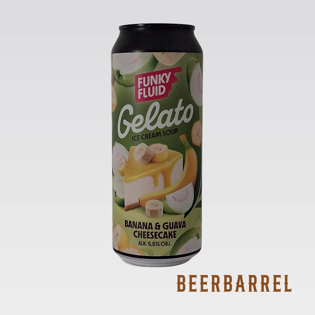 Gelato: Banana & Guava Cheesecake